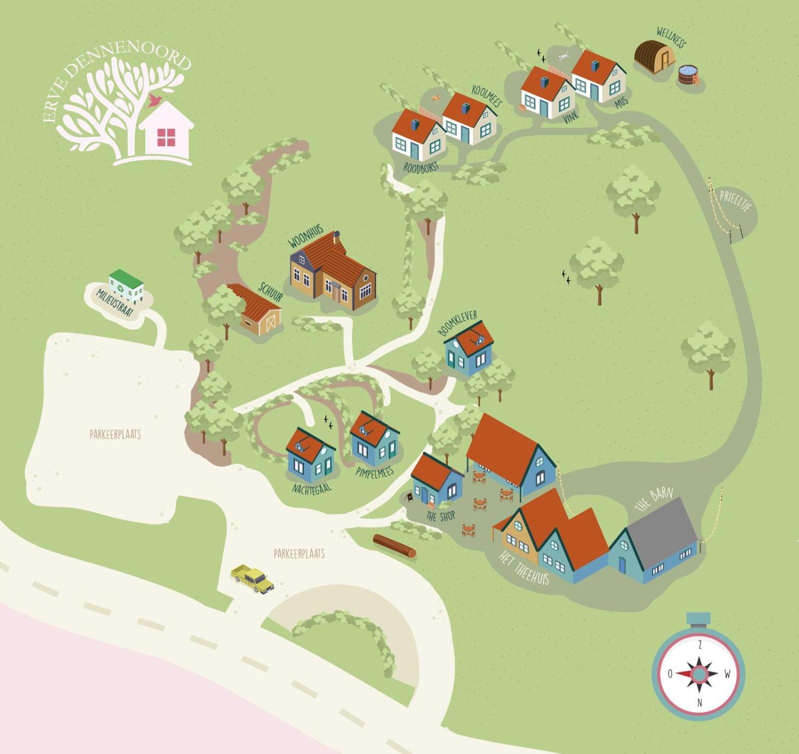 Erve Dennenoord Villa Vasse Kültér fotó